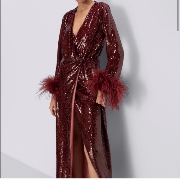 Zara feather sequins dress limited edition - Picture 7 of 13